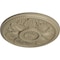 Ekena Millwork Edinburgh Ceiling Medallion (Fits Canopies up to 5 1/4"), Hand-Painted Gobi Desert, 18"OD x 1 3/4"P CM18EDGDF - alternate 2
